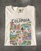 Colombia Travel T-Shirt, Comfort Colors Cartagena Coffee Souvenir Graphic Tee