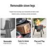 Smokeless Outdoor Firewood Stove for Camping and Home Use