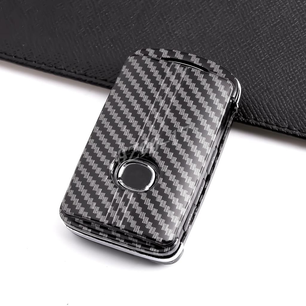 Carbon Fiber Smart Key Cover For Mazda 3 6 Cx30 Cx50 Cx5 Cx9 Mx5 Cx90 Accessories