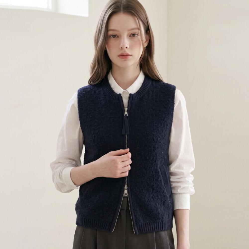 Karra Two Way Zipper Bubble Vest A6f0004