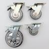 Gray Heavy Duty Silent Swivel Rubber Caster Wheel