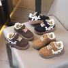 Two-Layer Cotton Velvet Baby Soft Sole Running Shoes, Warm Winter Sneakers for Boys & Girls, Toddler Trainers