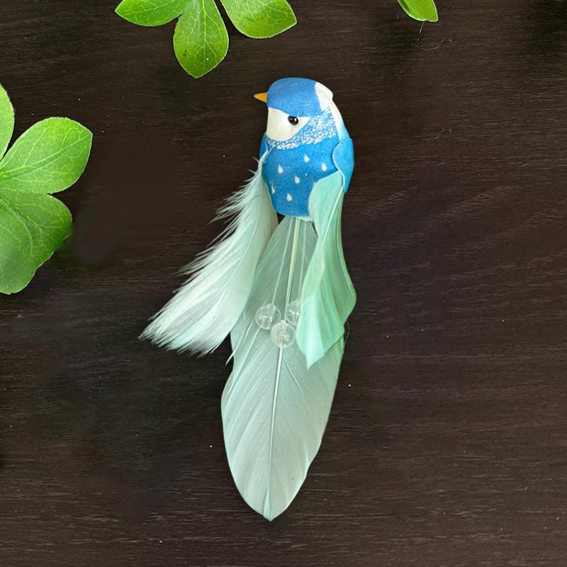 

Simulation Birds Artificial Foam Rhinestone Feather Mini Birds Model DIY Craft Home Garden Wedding Party Ornament Decoration