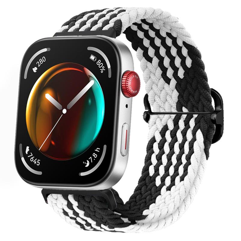 Gevlochten Nylon Lusband voor Huawei Watch Fit 4/3 Verstelbare Elasticiteit Armband Polsband Huawei Watch Fit 4/4 Pro Accessoires