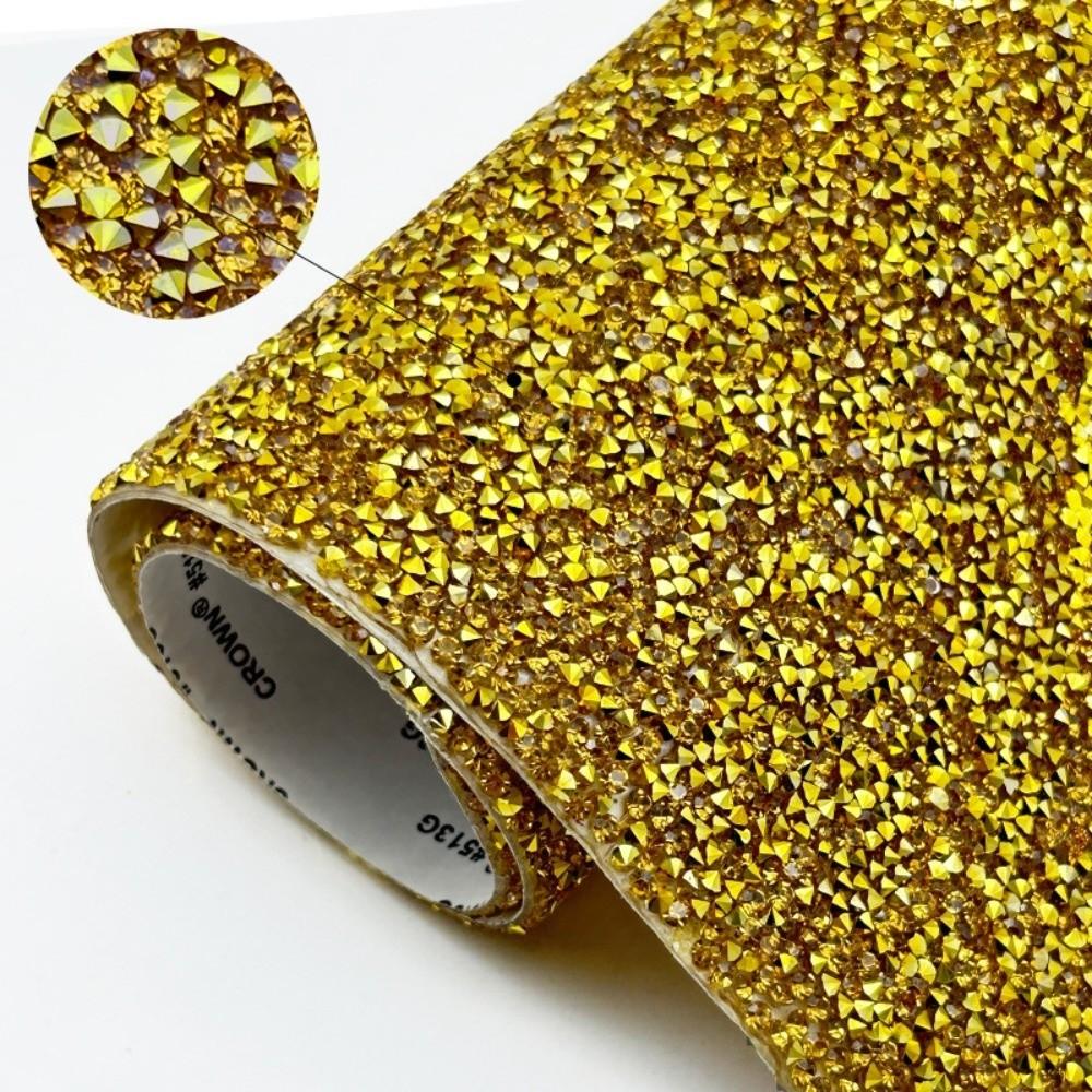 

Self Adhesive Resin Rhinestone Colorful DIY Decorative Rhinestone Sticker Shiny Sparkling Crystal Sticker DIY Craft золотий