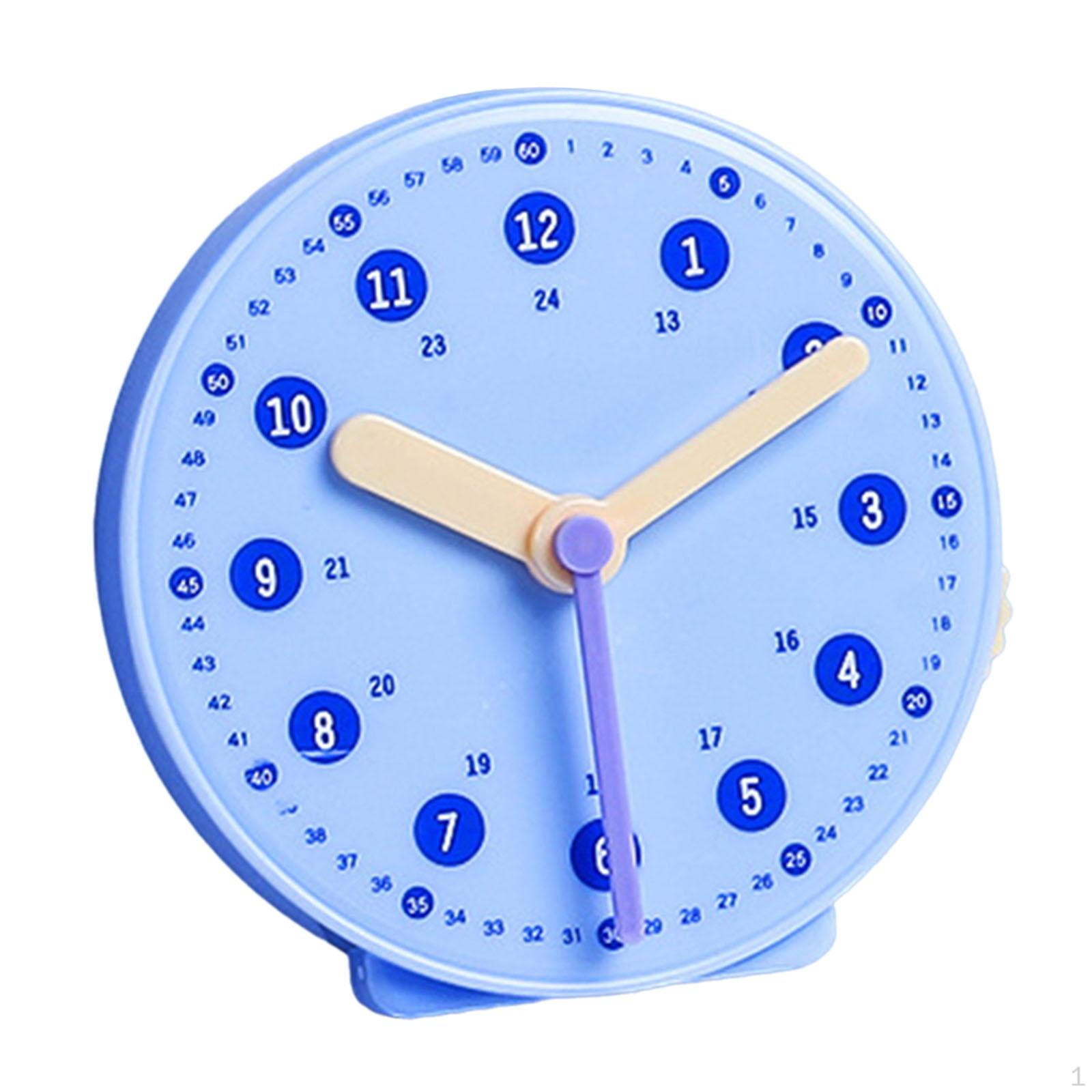 

Часы Детская игрушка Обучающая ранняя сенсорная игрушка, учебное пособие Время для синий