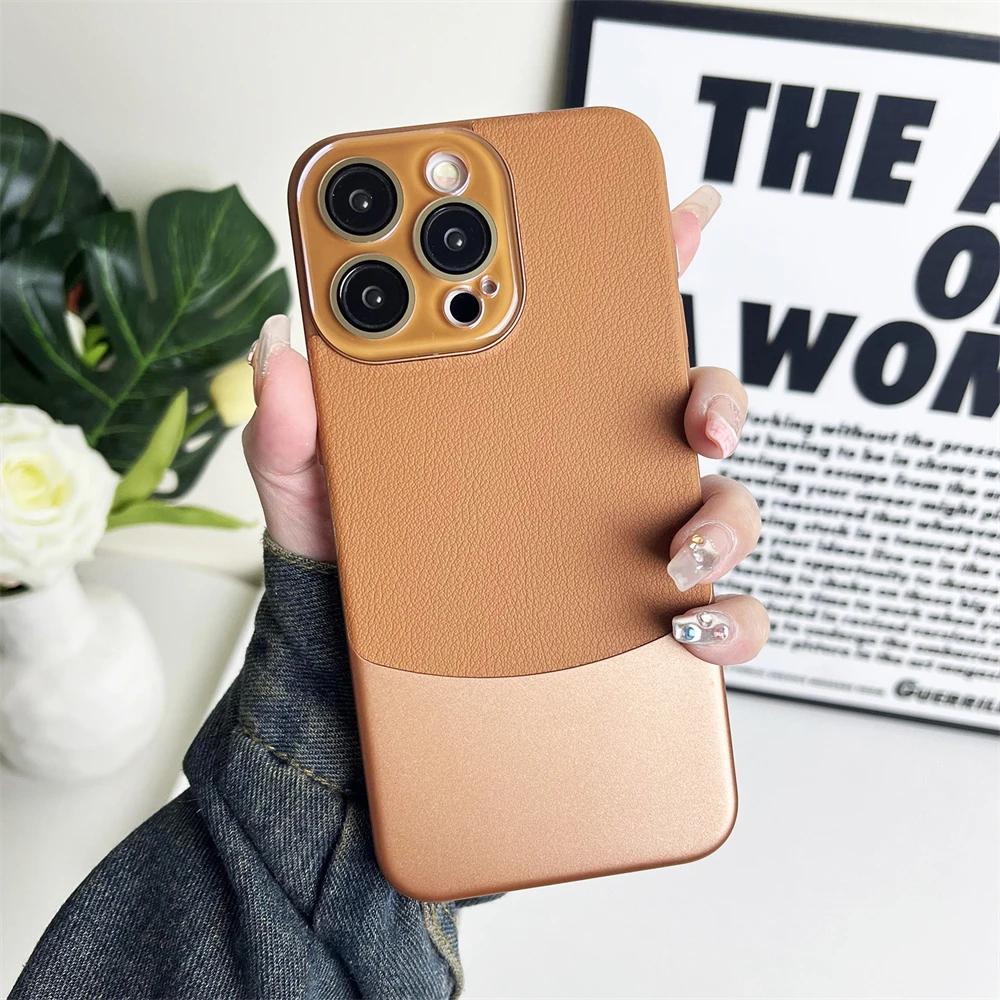Modne Kryształowe Soczewki Kompleksowe Magnetyczne Etui Antywstrząsowe na Telefon Komórkowy dla IPhone 15pro 15promax 14plus 14pro 12pro 15 14promax