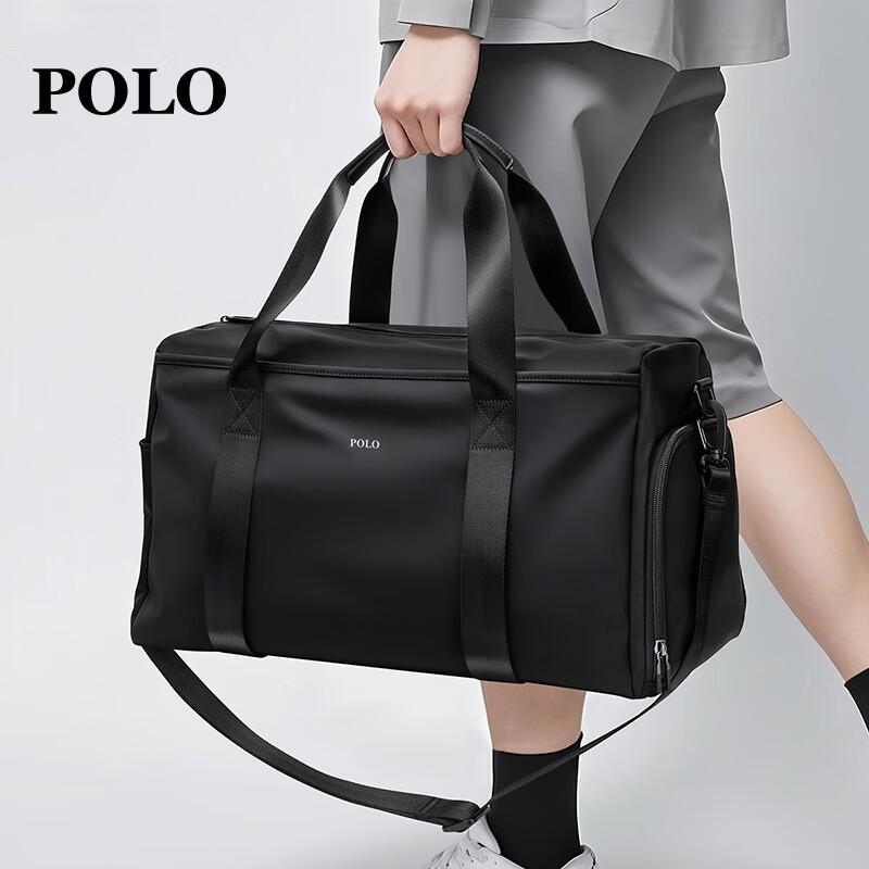 Polo Travel Bag, Men's Handbag, Large Capacity Shoulder Crossbody Bag, Sports Fitness Bag, Business Trip Luggage Bag