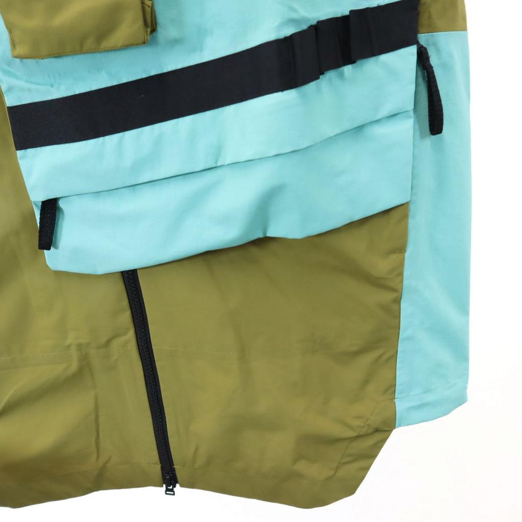 Adidas TERREX Nylonowa kurtka M Khaki kaptur Męska Używana