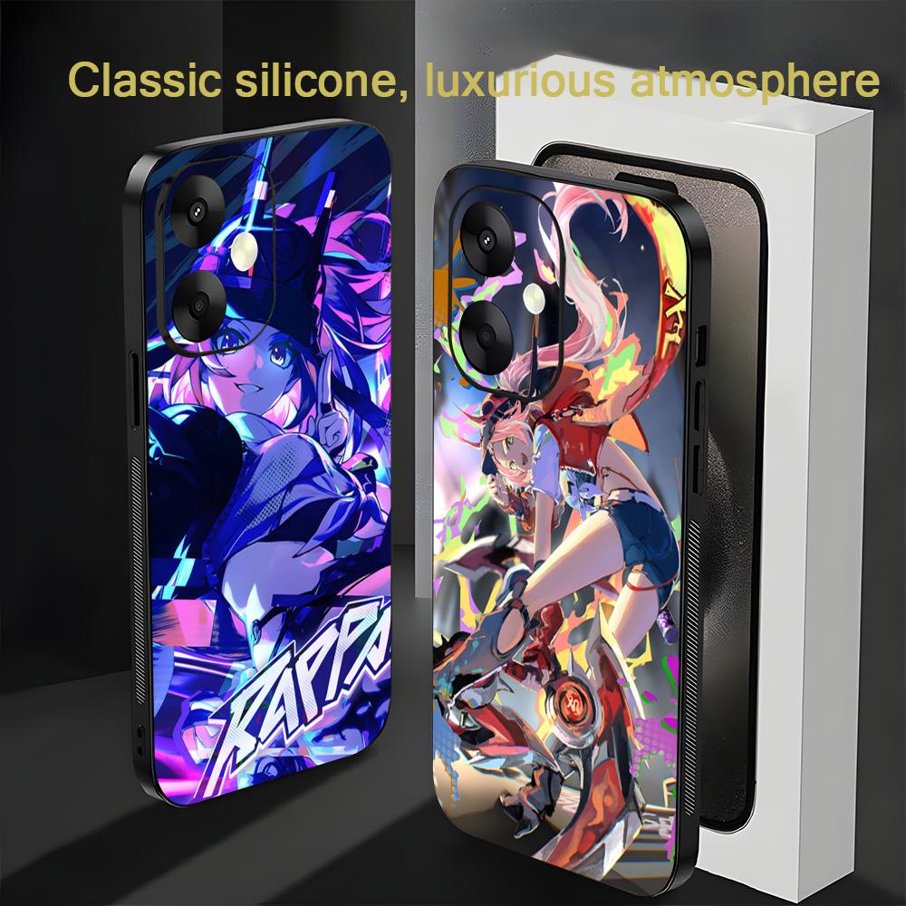 Cool Game HonkaiStarRail Rappa Phone Case For Xiaomi Redmi 14C 13C 12C Note14 13 12 11 10 Pro Plus S Soft Black Phone Cover