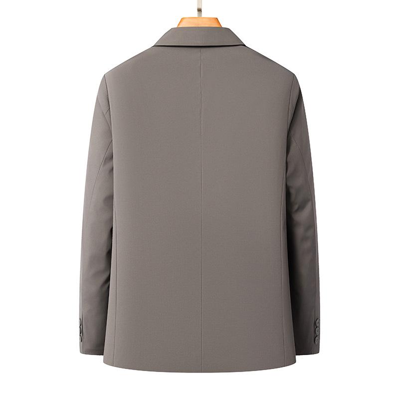 Men's Spring 2026 Korean Style Solid Color Single-Breasted Casual Suit Jacket