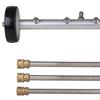 High Pressure Cleaner, Underbody Car Wash Water Broom, 4 Fan-shaped Nozzles for Motorhomes