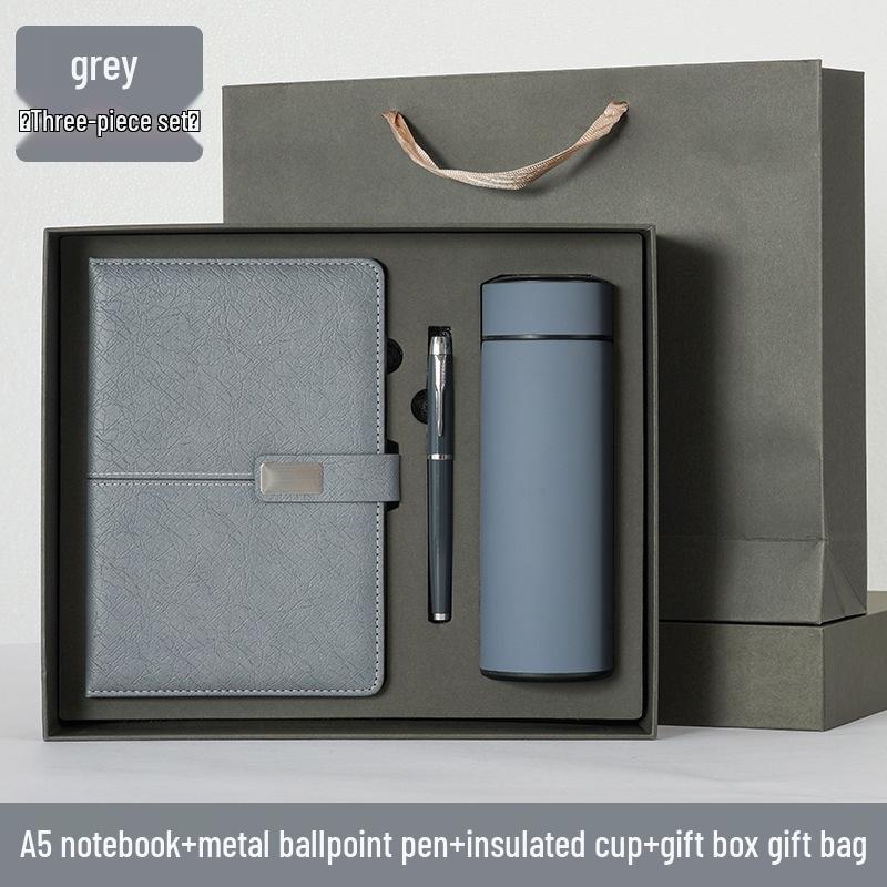 Custom Logo High-End Business Notebook Gift Set - Ideal for Company Events and Annual Meetings