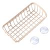 Double Suction Cup Kitchen Drainage Shelf Multifunctional Sponge Storage Rack(random color)