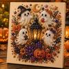 DIY Halloween Pearl Painting Raven Pumpkin Diamond Art Kit Handmade Festival Decoration 30x40cm