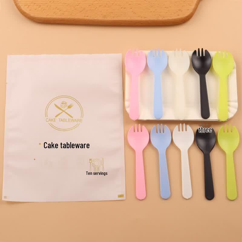 Thickened Disposable Serrated Plastic Cake Knife