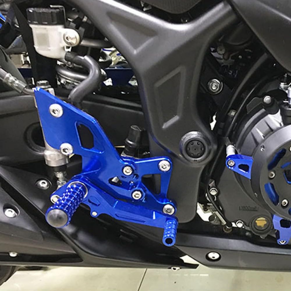 FIRECARP Motorrad Hinterradbremse Hinterradbremse Kit Verstellbarer Fußpedal