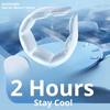 Summer PCM Ice Cooling Neck Collar Portable Hanging Anti-Heat Outdoor Sports Running 28°C Quick Cool Reusable TPU