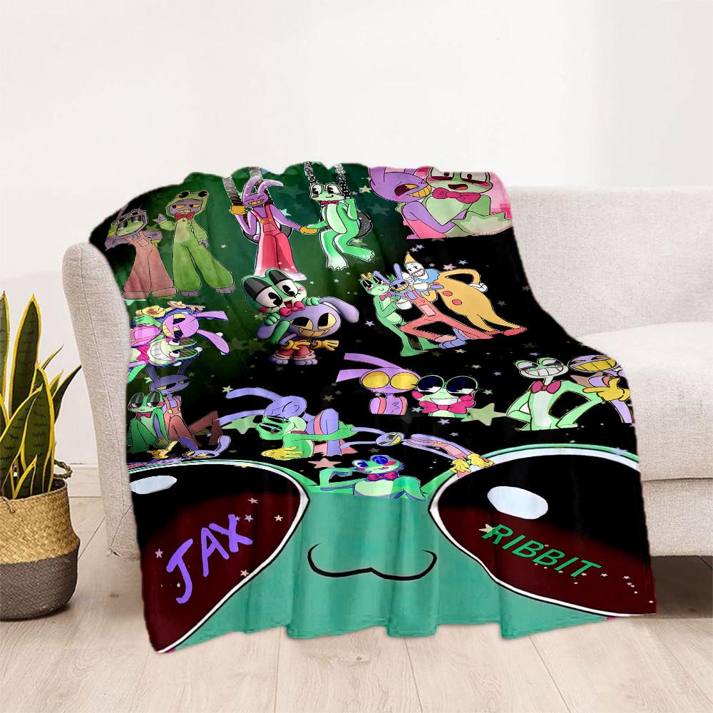 Digital Circus Blanket Warmthful Decor Perfect for Bedding Bed Office for All Occasions Stylish Decor Best Holiday Gift for Friends Family