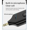 Car Audio Adapter Transmitter Music Receiver Wireless Extender Speaker With Built-In Microphone Hand Free Calling 3.5MM Port