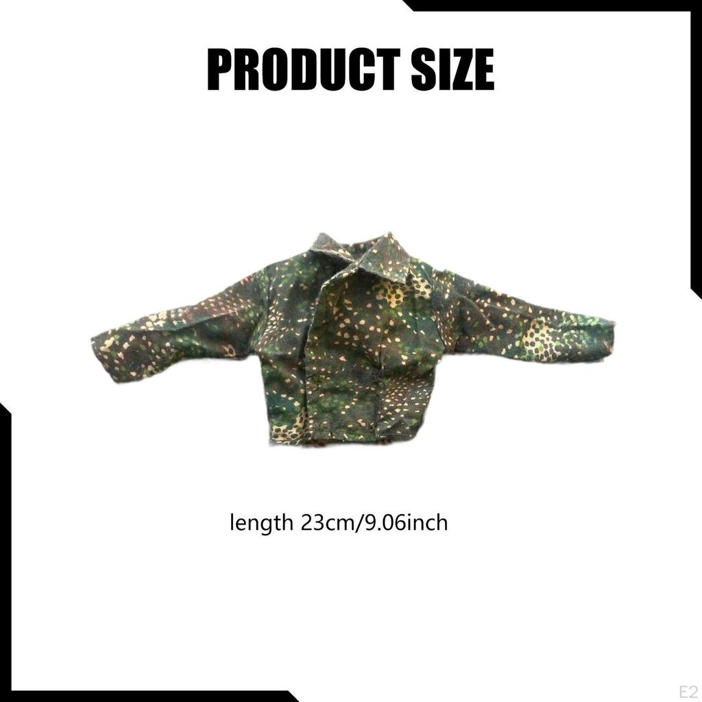 1/6 Scale Men Figure Jacket, Handmade Doll Clothes Costume for 12in Model, Male Figures Dress