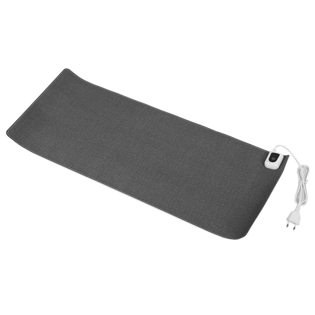 Heated Mouse Pad PU Leather Warm Desk Pad 31x13in Heating Gaming Mouse Pad for Office Dormitory