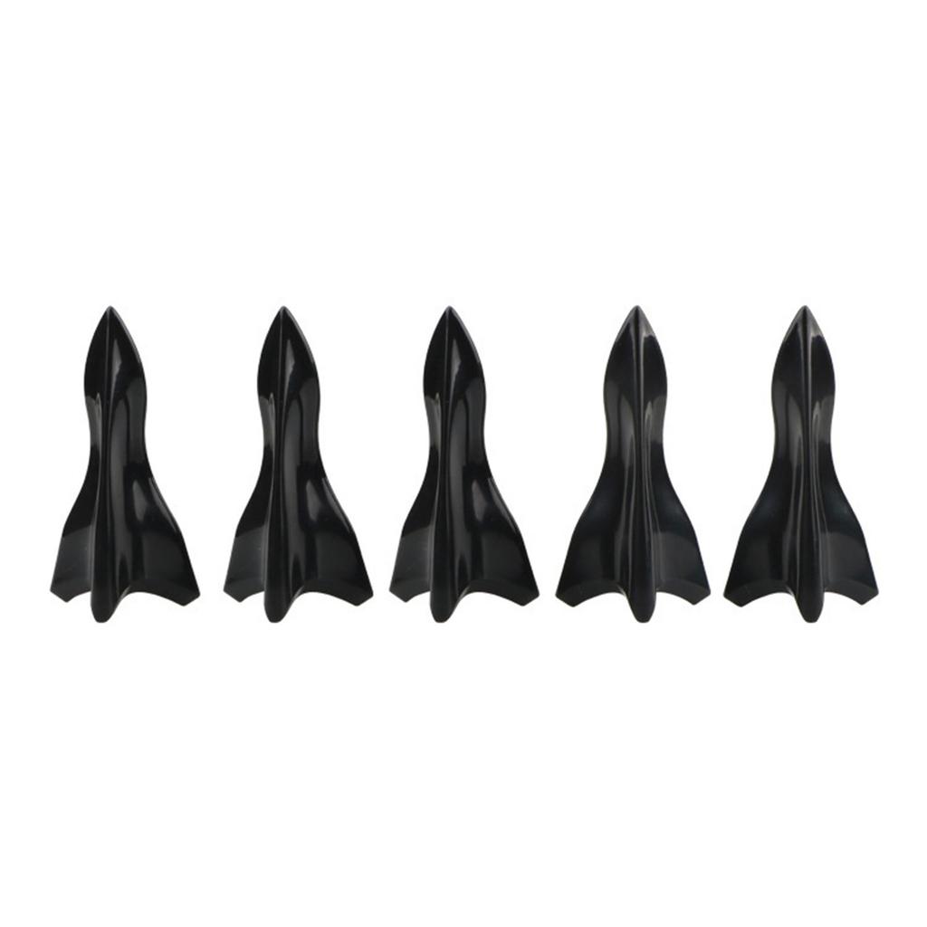 10pcs Universal Shark Fin Vortexs Generators Vehicle Aerodynamic Enhancement Upgrades for Car Roof Spoilers & Bumpers