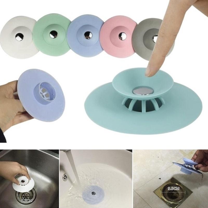 Accueil Cuisine Salle De Bains Salle De Bains Douche /Étanche Silicone /Évier Plug /Évier Eau Baignoire Drainage Stopper Tool
