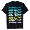 Wembanyama Basketball Fantastisches Geschenk Fan T-Shirt Basketballspieler Grafik T-Shirt Tops Herrenmode Sportoutfits Ehemann Jungen Geschenk