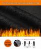 Women's Black High Waist Velvet Skinny Pants - Autumn/Winter Warm Pencil Leggings