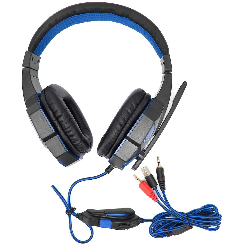 Gaming Headset Lichtgevend   Volume 3,5 mm Gaming Headset met Microfoon voor PC