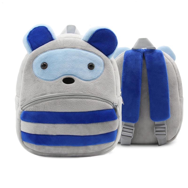 Cartoon Cute Plush Backpack Animal Backpack Boy Girl School Backpack Outing Leisure Bag