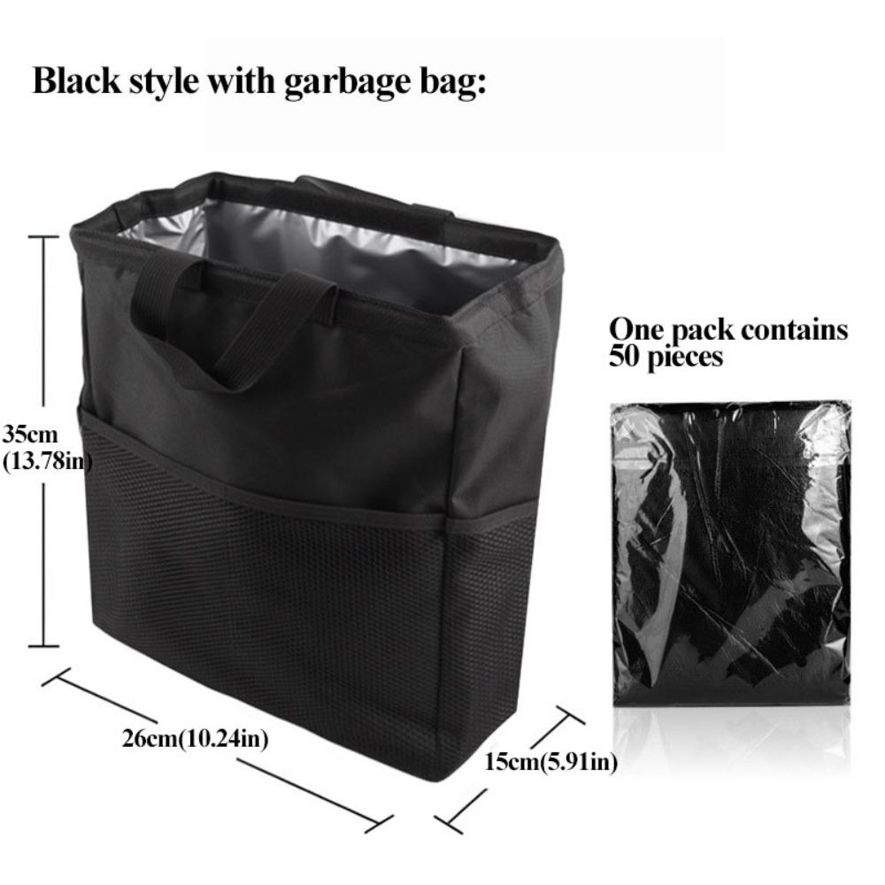 Waterproof Hanging Litter Bag Leak Proof Garbage Storage Car Accessories Car Waste Bins  Rear Seat