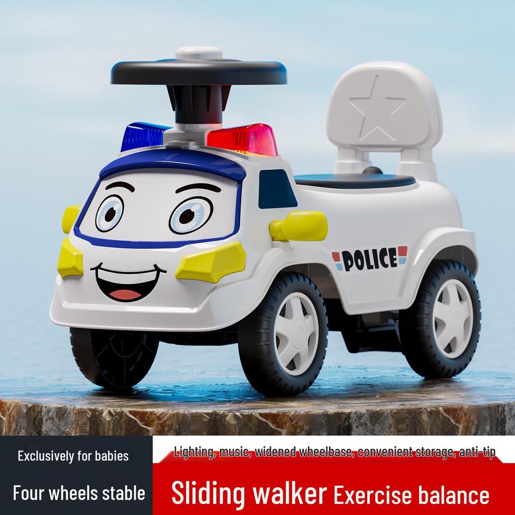 109 Police Car 11 Alliance Remote Control Kids' Ride-On Four-Wheel Toy Car