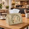 1pc  Eid Decoration Party Tissue Box,Herb Garden Moon Lantern,Multifunctional Tissue Holder,Sage Botanical Natural Vintage,Outdoor Party Supplies, Eve
