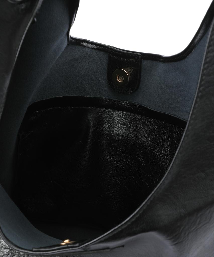 Mucent [Free Pouch] Cats Double Line Eyelet Leather Shoulder Bag Unisex