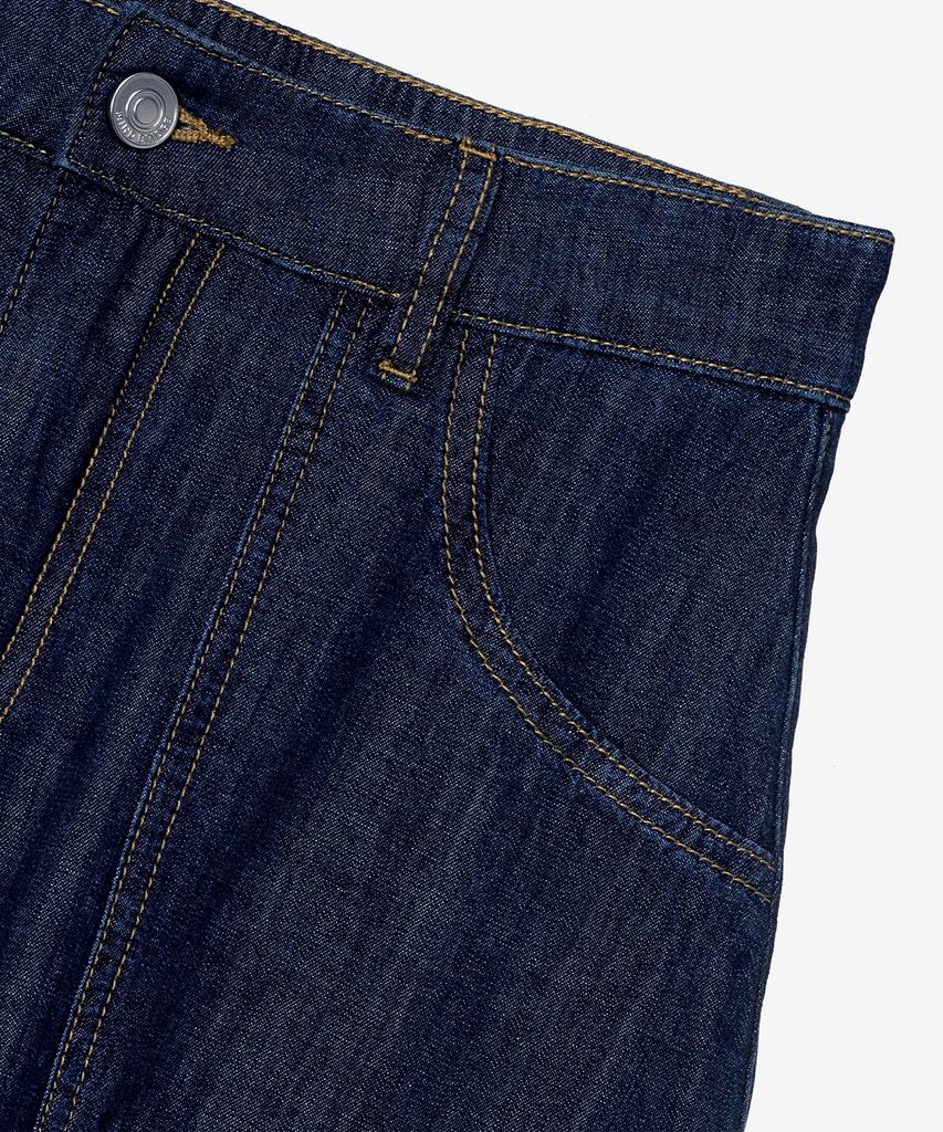 Mind Bridge Woman [W] Fatigue Raw Denim Banding Skirt