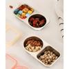 Stainless Steel Meal Preparation Container Double Compartments Lunch Holder For Offices Commutes And Outdoor Activity