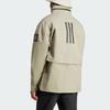 Adidas Myshelter Rain.Rdy Jacket Color Block Hidden Hooded Long Sleeve Jacket Men Jacket Pebble-Grey IP5571