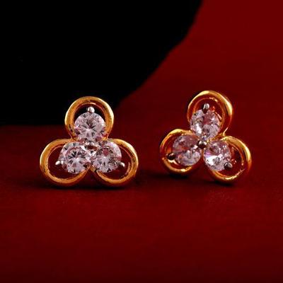 AD Florale Kristall-Ohrstecker