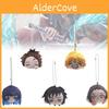Demon Slayer Tanjiro Inosuke Zenitsu Dessin Animé Broche Porte-clés Peluche Douce Courte