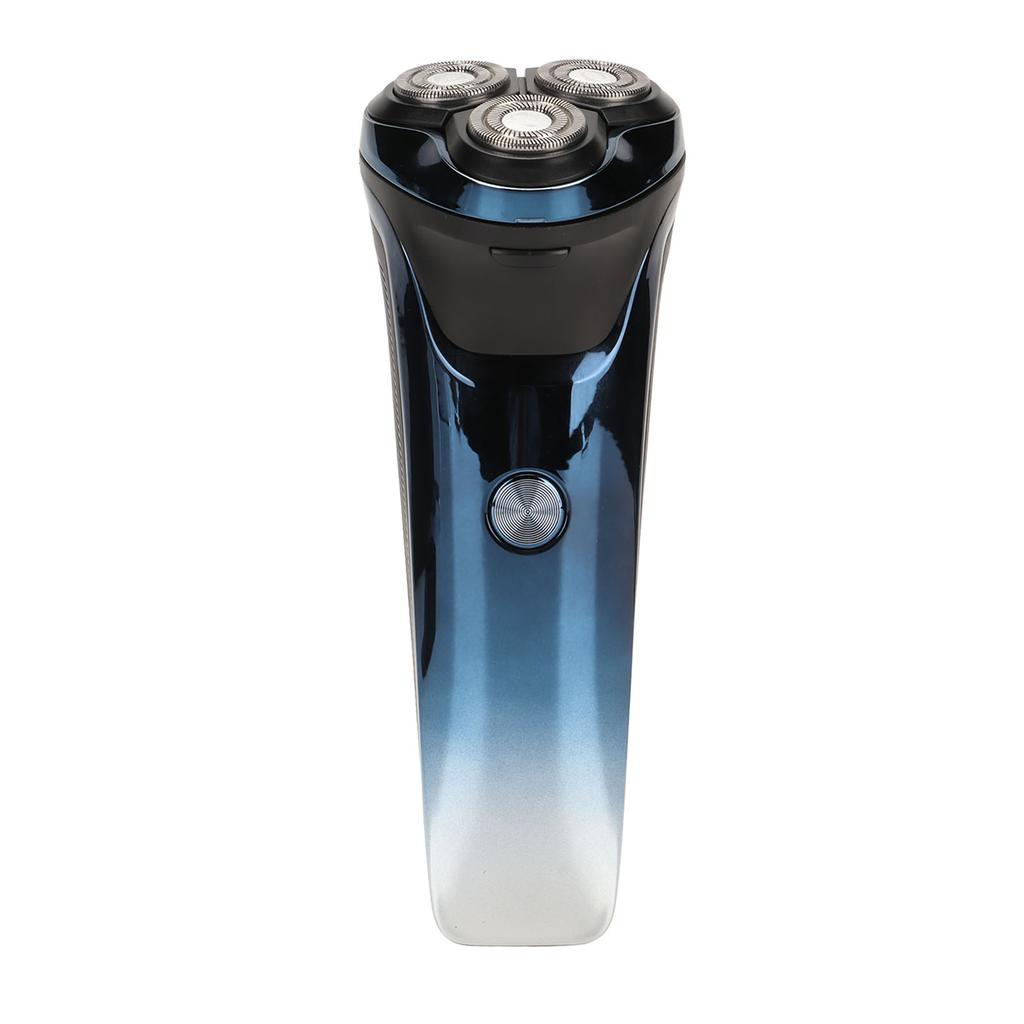 Electric Trimmer Machine USB Rechargeable Waterproof LCD Display Cordless Hair Grooming Beard Clipper Blue