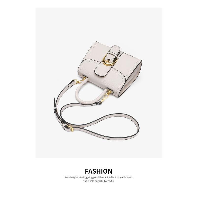 VEZFAA 2025 New Style Trendy Horseshoe Buckle Women's Bag Genuine Leather Saddle Bag High-grade Cowhide Handbag Kelly Bag Shoulder Messenger Bag