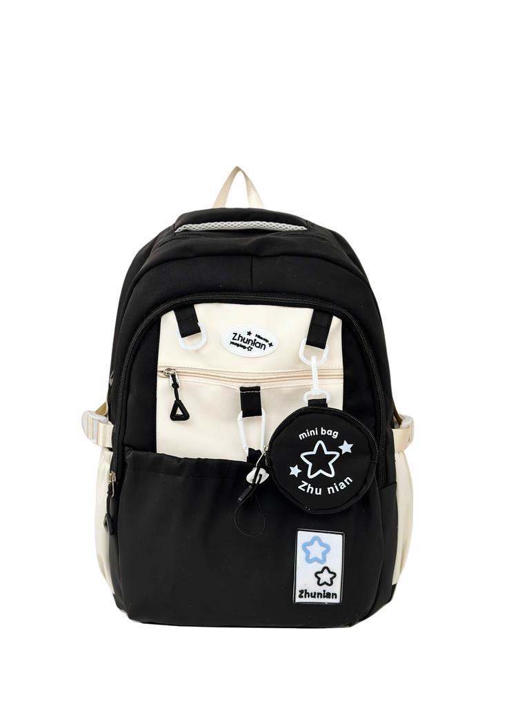 Schoolbag1011 new high-value cute girl schoolbag female Korean version star high school student large-capacity backpack