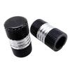 1 Pair Universal Car Tire Valve Stems Cap Knurling Style Tire Valve Cap Aluminum Tire Wheel Stem Air Valve Cap Car Accessories