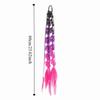 Lantern Braid Bubble Jumbo Braid Colorful Braided Ponytails Natural Twist Braid Bulk  for Women