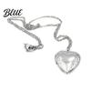 Photo Storage Necklace Heart Locket Pendant Frame Promise Love Keepsake