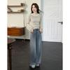 Demana Women's Striped Long Sleeve Round Neck T-shirt