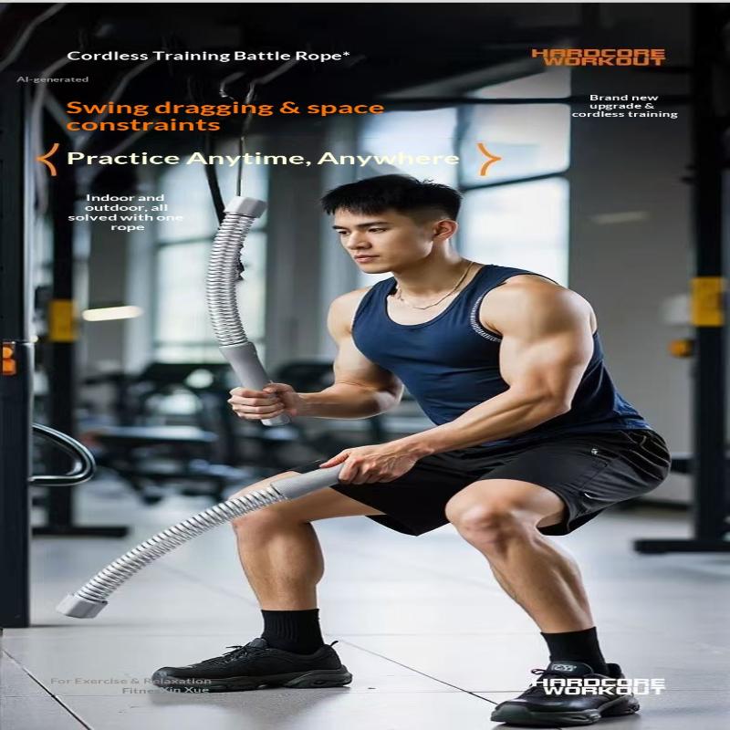 Krafttrainingsstange Ergonomischer Fitnessgriff Bizeps Trizeps Stärker Federarm Expander Muskeltrainer