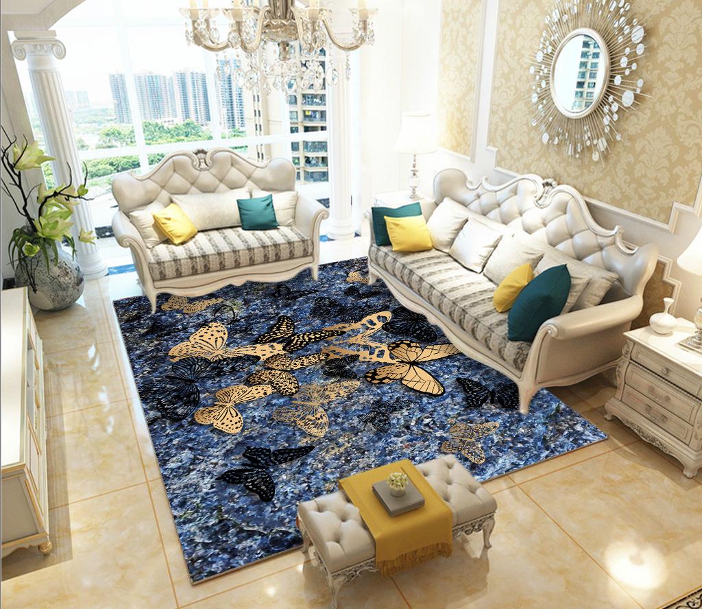 

Современный роскошный ковер в китайском стиле: Легкий и простой коврик для гостиной или спальни 140x200 cm